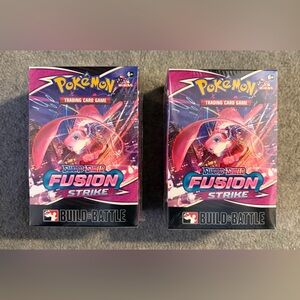 Pokemon Fusion Strike Build & Battle Box bundle of 2